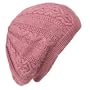 Betmar Finely Cabled Cashmere Beret Hat