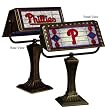 Philadelphia Phillies Memory Company Team Art Glass Banker's Lamp MLB Baseball Fan Shop Sports Team Merchandise