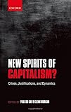 New spirits of capitalism? : crises, justifications, and dynamics