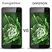 [2 Pack] Microsoft Lumia 650 Glass Screen Protector, OMOTON Tempered-Glass Screen Protector with [2.5D Round Edge] [9H Hardness] [Crystal Clearity] [Scratch-Resistant] [No-Bubble] for Lumia 650