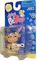Littlest Pet Shop Single pack Cuddliest brown bulldog #719 with rope