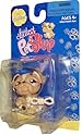 Littlest Pet Shop Single pack Cuddliest brown bulldog #719 with rope