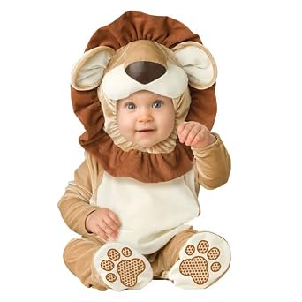 Lil Characters Unisex-baby Newborn Lovable Lion Costume