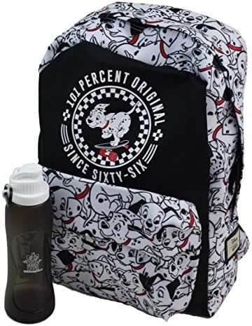 Vans Disney Dalmatian Backpack Bundle With Rol-Bot Water Bottle