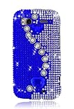 HTC Sensation 4G Full Diamond Graphic Case - Pearls on Blue (Free HandHeldi ....