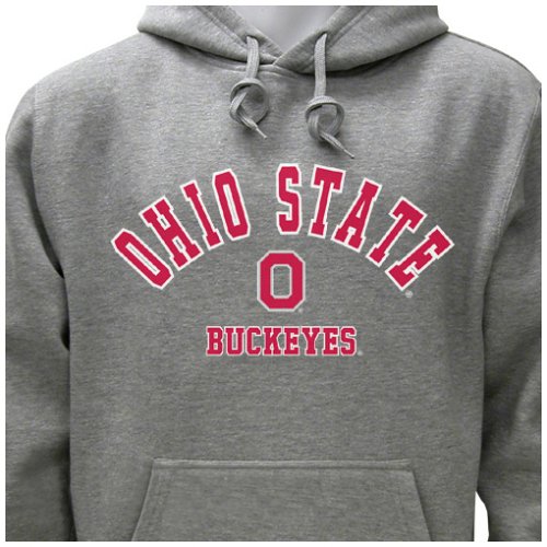 Ohio State University Campus Yard Printed Fleece Hoodie