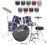 Percussion Plus 5 Piece Drum Set with Cymbals