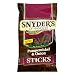 Snyder's of Hanover Pumpernickel & Onion Pretzel Sticks, 9-Ounce Packages (Pack of 12)