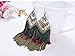 Girl Era Womens Elegant Simple Metal Tassels Earrings Diamond Earrings(red)