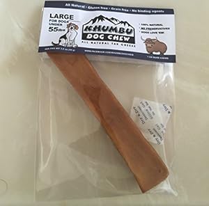 Introductory Offer up to 50% Off. All Natural Yak Cheese From Himalayan Foothills - Pure Vegetarian. Exceptional Alternative for Rawhides, Antlers, and Sticks. For Large Dogs. Chew Weight: ~ 3.5 Oz Introductory Offer up to 50% Off. All Natural Yak Cheese From Himalayan Foothills - Pure Vegetarian. Exceptional Alternative for Rawhides, Antlers, and Sticks. For Large Dogs. Chew Weight: ~ 3.5 Oz