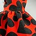 Fitwarm Adorable Sweat Heart Ribbon Pet Dog Dress Clothes Shirts, Red, Medium