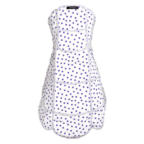 Scalloped Full Apron in Lavender Polka Dots by Gloveables