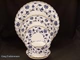 Spode Blue Colonel Gold #Y6235 Eight 5 Pc Place Settings