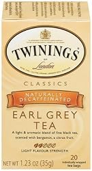 Twinings Earl Grey Decaf Tea, Tea Bags, 20-Count Boxes (Pack of 6)