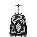 Tilami Rolling Backpack Back 18 Inch, Black Totem