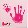 Pearhead 30602 - Handdruck-Wandbild baby und ich pink