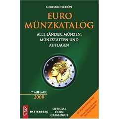 Euro M�nzkatalog 2008: Alle L�nder, M�nzen, M�nzst�tten und Auflagen