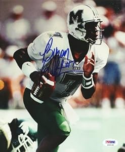 Byron Leftwich Autographed/Hand Signed 8x10 Photo Marshall PSA/DNA #S35145
