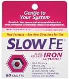Slow Fe Slow Release Iron Tablets, 60 Count