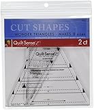 Dritz Quilt Sense Wonder Triangles Ruler, 8 Sizes