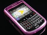 HOT PINK TPU Gel Diamond Skin Cover Case for Blackberry Bold 9650 [In Twist ....