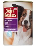 Dein Bestes Hund 5 Sorten Fleisch, 12er Pack (12 x 400 g)