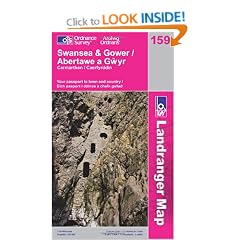 Swansea and Gower, Carmarthen (OS Landranger Map)