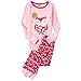 Crazy 8 Girls' Long-Sleeve Long-Bottom Tight-Fit Pajama Set