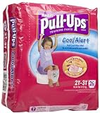Huggies Pull-Ups Cool Alert Training Pants for Girls - Jumbo Pack case of 4 2T-3T Girl 18-34 lbs