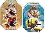 2008 Pokemon Regigigas and Heatran Holiday Tin Set