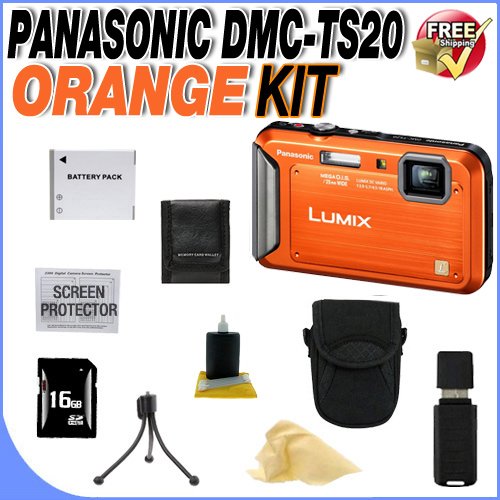 review Panasonic DMC-TS20O Bundle 4