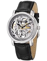 Stuhrling Original Womens 460L.12152 Classic Delphi Avon Mechanical Skeleton Black Dial Watch