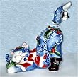 Amy Lacombe Whimsiclay Cat- Clarence