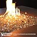 Golden Flame Fire Glass for Fire Pit, 20lb - 1/2