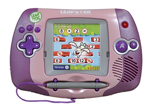 Childrens Toyshop   : Leapfrog - Jeux éducatifs électroniques - Leapster Rose + Jeu Adibou