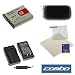 Premium NP-FG1 / NP-BG1 Lithium-Ion Replacement Battery + Home Travel Charger with Car Adapter + Black Zipper Eva Pouch Carrying Case + Universal LCD Screen Protector For Sony CyberShot DSC-W290, DSC-W230, DSC-W220, DSC-H50, DSC-H10, DSC-W120, DSC-W170, DSC-W300 Digital Camera