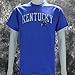 University of Kentucky Wildcats UK Basketball KY Arch Distressed Style T Shirt Blue