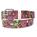 LOVE KILLS Tattoo Roses Butterflies Oink Leather Belt