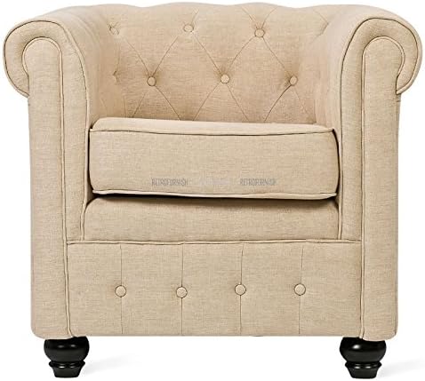 Mid Century Chesterfield Armchair French Chique Collection *Cream*
