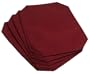 Bardwil Cobblestone Placemats, Set of 4, Burgundy