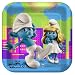 Smurfs Square Dessert Plates