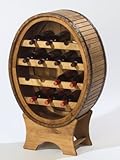 Weinregal Mexico aus Pinie massiv geölt