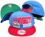 Denver Nuggets Blue/Red Two Tone Plastic Snapback Adjustable Plastic Snap Back Hat / Cap