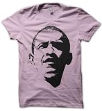 Obama Face, Pink, XX-Large