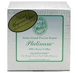 Aloha Island Coffee KONA-PODS - Platinum, Premiere Kona Magnum Opus, 10 Gr 100% Pure Kona Coffee Pods, 12 Count Box