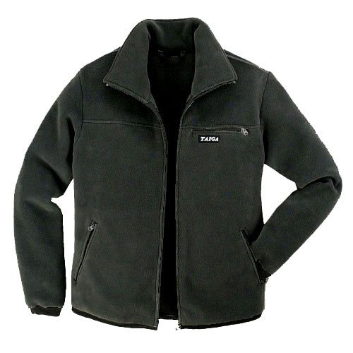 TAIGA Fleece Jacket-300 - Men's Polartec-300 Fleece Jacket, Black, MADE IN CANADA