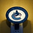 VANCOUVER CANUCKS Team Logo ART-GLASS NIGHTLIGHT (4 1/2" x 4 3/4") by Memory Company