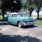 1955 Chevrolet Bel Air Nomad Wagon Photographic Poster Print, 24x24