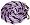 Premium Pastel Poly Lead Ropes with Snap, Purple/Lilac Stripe [Misc.]