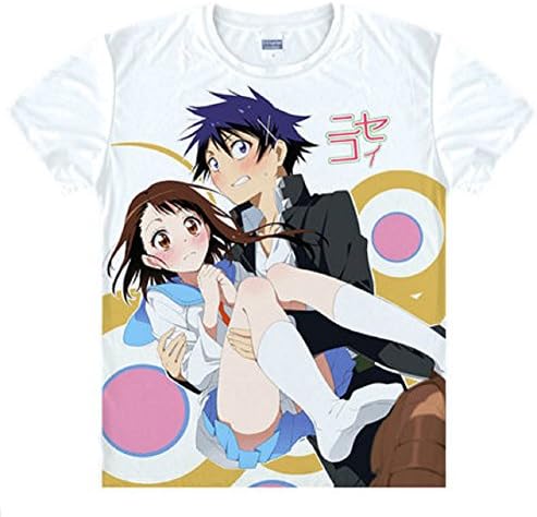 Nisekoi Ichijyo Raku Kosaki Chitoge Short-Sleeved T-Shirt Cosplay Costume